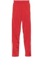 Adidas Firebird Striped Sweat Pants - Red