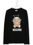 Moschino Kids Bear Print T-shirt - Black