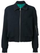 Paul Smith - Multi-pockets Bomber Jacket - Women - Cotton/polyamide/polyester/cupro - 40, Blue, Cotton/polyamide/polyester/cupro