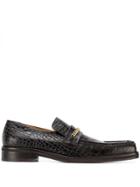Martine Rose Embossed Chain Detail Loafers - Brown