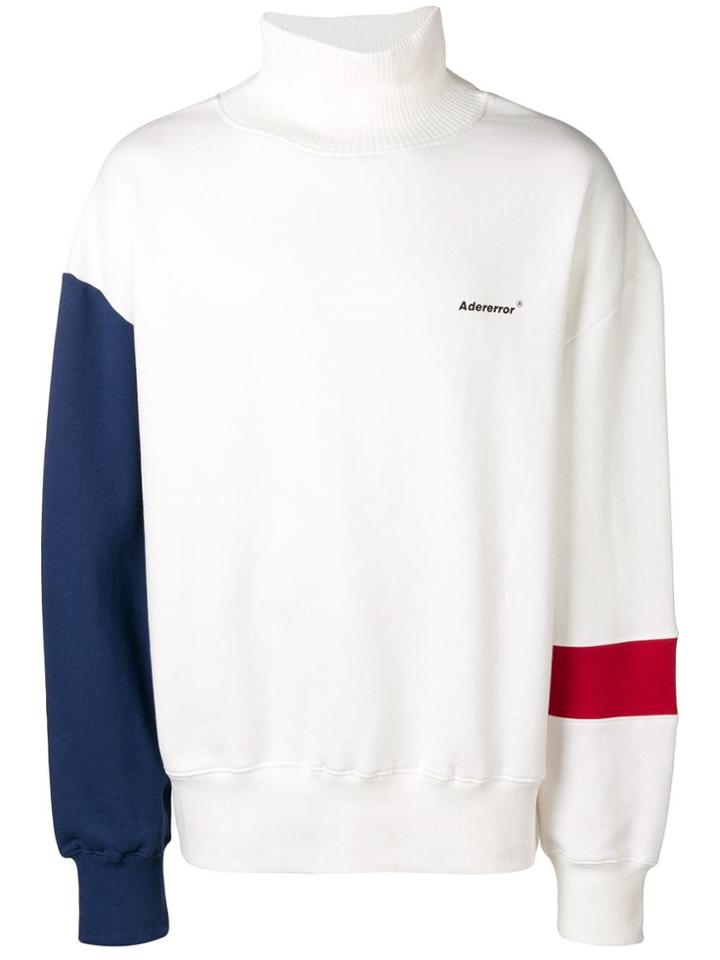 Ader Error Colour Block Sweater - White