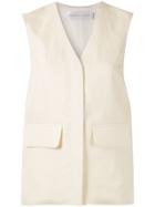 Victoria Victoria Beckham V-neck Gilet - Yellow
