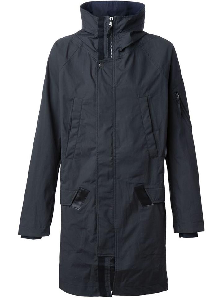 11 By Boris Bidjan Saberi Hooded Midi Parka