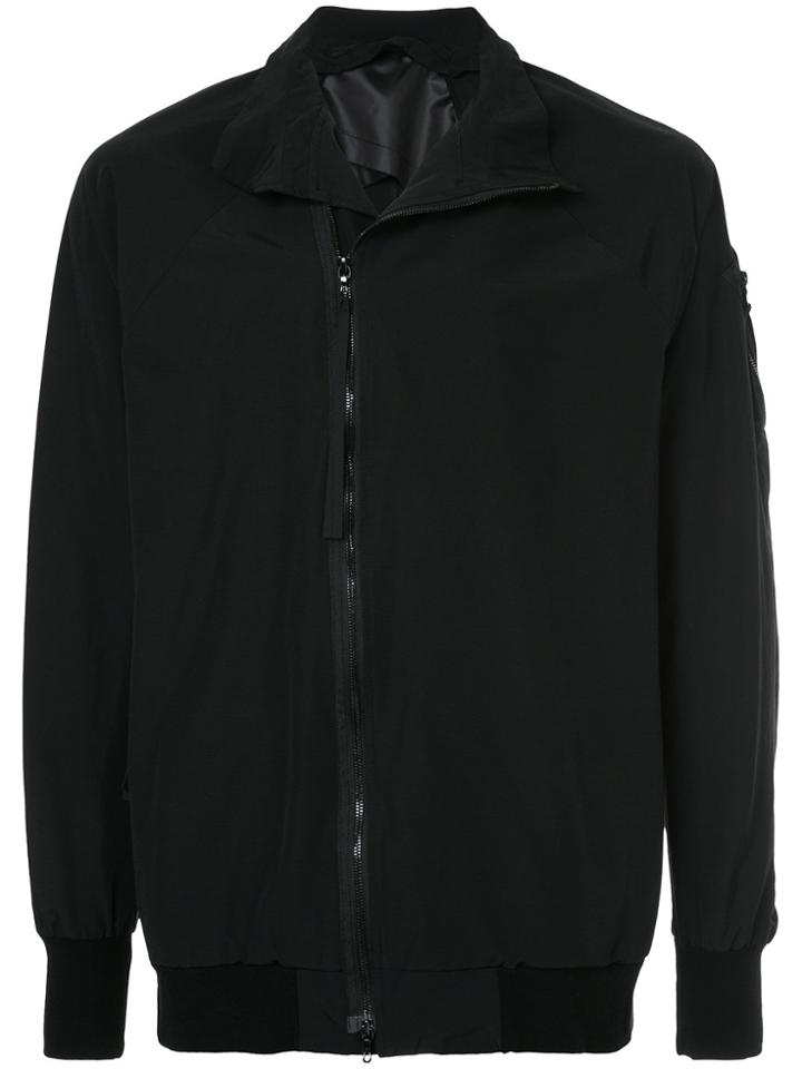 Julius Zipped Bomber Jacket - Black