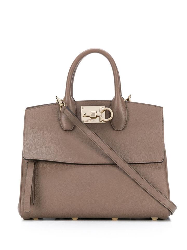 Salvatore Ferragamo Studio Tote Bag - Grey