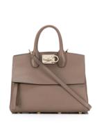 Salvatore Ferragamo Studio Tote Bag - Grey