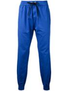 Iceberg Drawstring Track Pants, Men's, Size: 46, Blue, Cotton/spandex/elastane