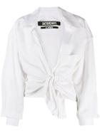 Jacquemus Knot Detail Shirt - White