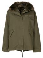 Army Yves Salomon Short Parka - Green