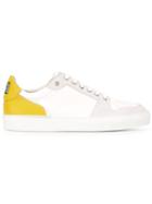 Ami Alexandre Mattiussi Panelled Sneakers, Men's, Size: 43, White, Leather/rubber
