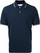 Cerruti 1881 - Contrast Trim Polo Shirt - Men - Cotton/spandex/elastane - S, Blue, Cotton/spandex/elastane