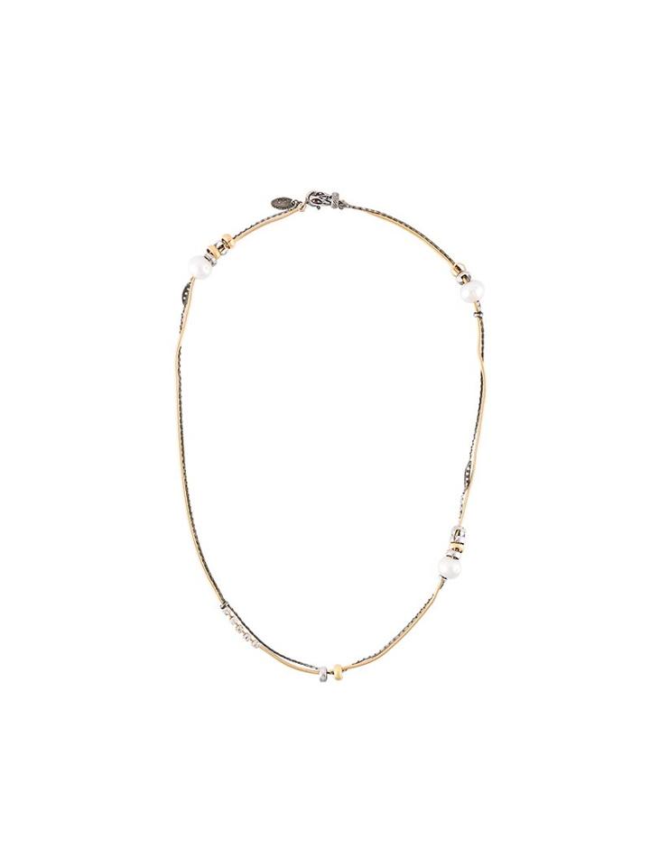 Iosselliani 'silver Heritage' Pearl Necklace, Women's, Metallic