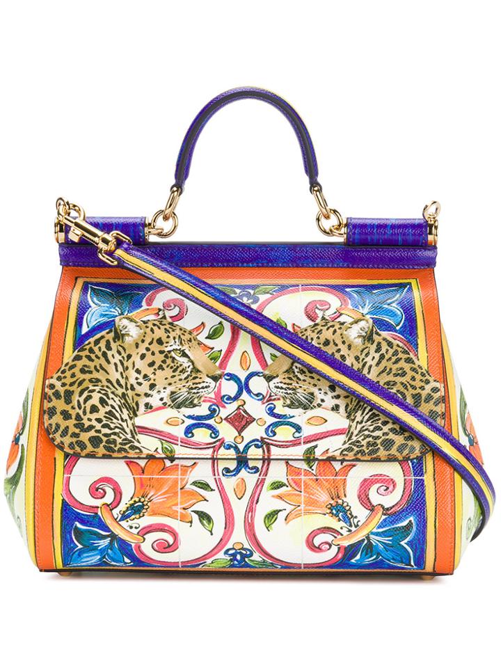 Dolce & Gabbana Sicily Printed Shoulder Bag - Multicolour