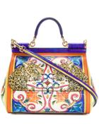 Dolce & Gabbana Sicily Printed Shoulder Bag - Multicolour