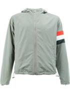 Thom Browne Zipped Hooded Jacket - Grey