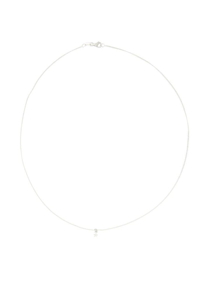 Meadowlark Micro Star Charm Necklace - Metallic