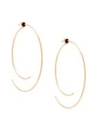 Diane Kordas Curved Open Hoop Earrings - Nude & Neutrals