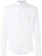 Cuisse De Grenouille Patch Pocket Shirt, Men's, Size: Xl, White, Cotton