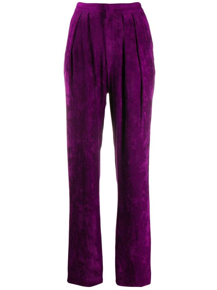 Isabel Marant Corduroy Fany Trousers - Purple