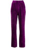Isabel Marant Corduroy Fany Trousers - Purple