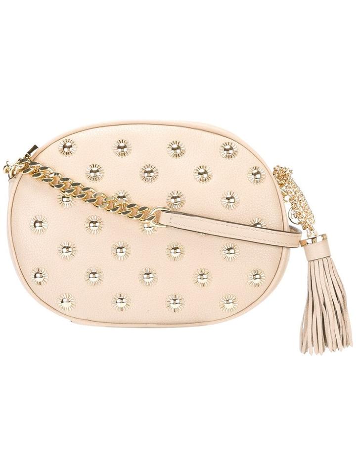 Michael Michael Kors Studded Crossbody Bag - Neutrals