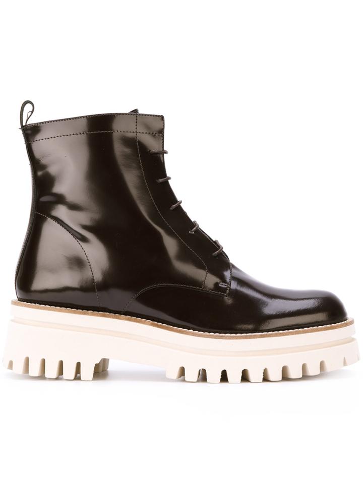 Paloma Barceló Anfibio Boots - Brown