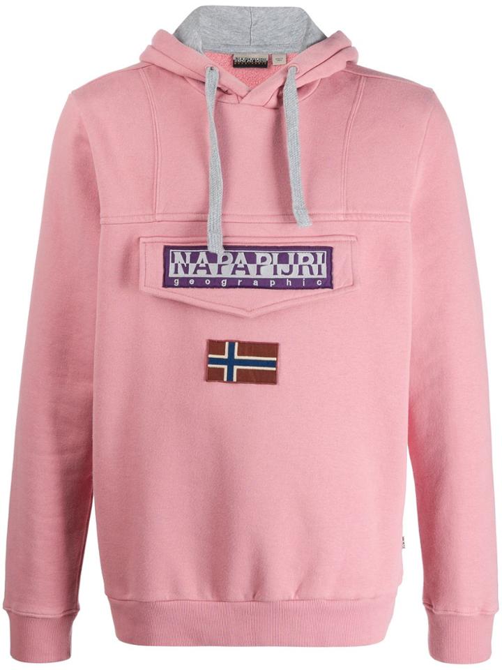 Napapijri Branded Hoodie - Pink