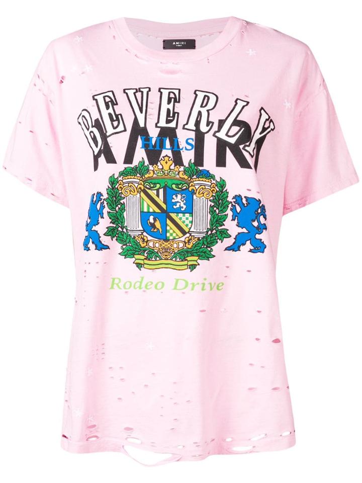 Amiri Graphic T-shirt - Pink
