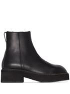 Marni Shearling-lined Ankle Boots - Black
