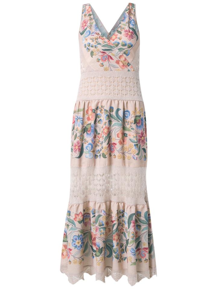 Knit Dress - Women - Acrylic/lurex/viscose - M, Pink/purple, Acrylic/lurex/viscose, Cecilia Prado