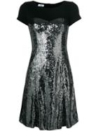 Moschino Pre-owned Sequinned Bodice Dress - Black
