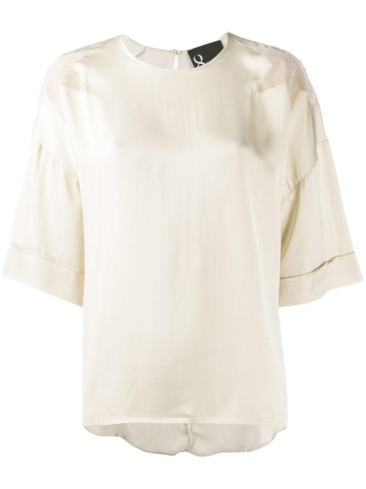 8pm Star-embellished Blouse - Neutrals