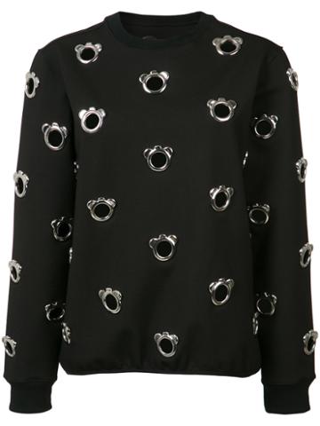 Nicopanda Metal Head Sweatshirt, Women's, Size: Small, Black, Nylon/spandex/elastane/rayon