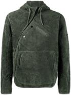 Stone Island Shadow Project Plush Fleece Hoodie - Green
