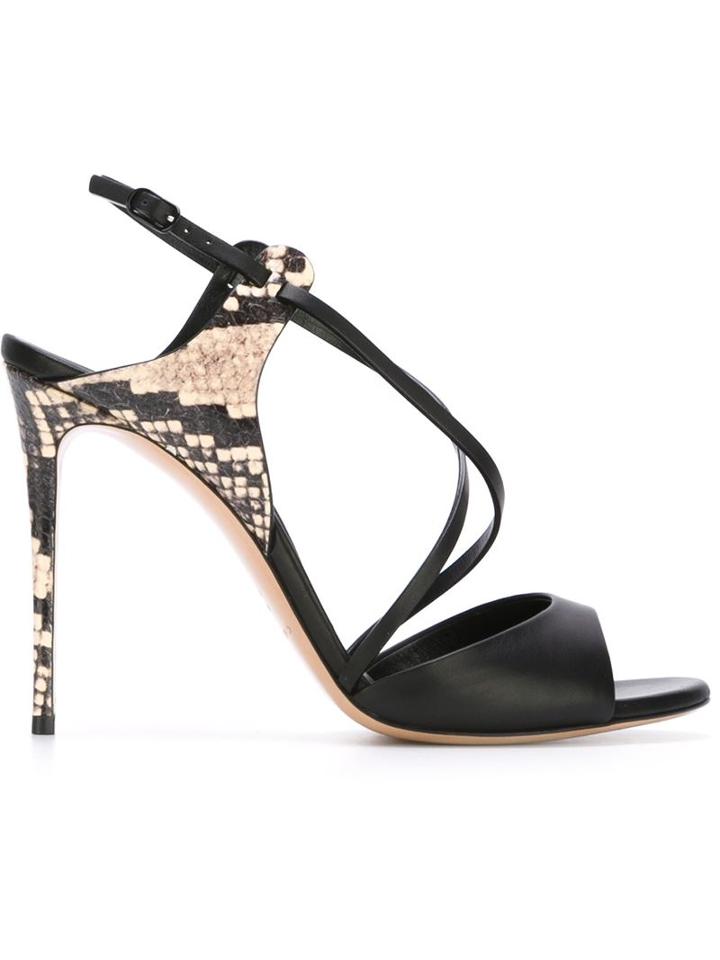 Casadei Stiletto Sandals, Women's, Size: 38, Black, Leather