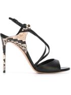 Casadei Stiletto Sandals, Women's, Size: 38, Black, Leather
