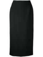 Le Ciel Bleu - Relax Pencil Skirt - Women - Wool - 34, Black, Wool