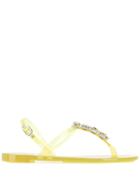 Casadei Crystal Embellished Sandals - Yellow