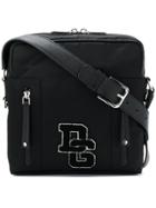 Dolce & Gabbana Medium Brand Patch Messenger Bag - Black