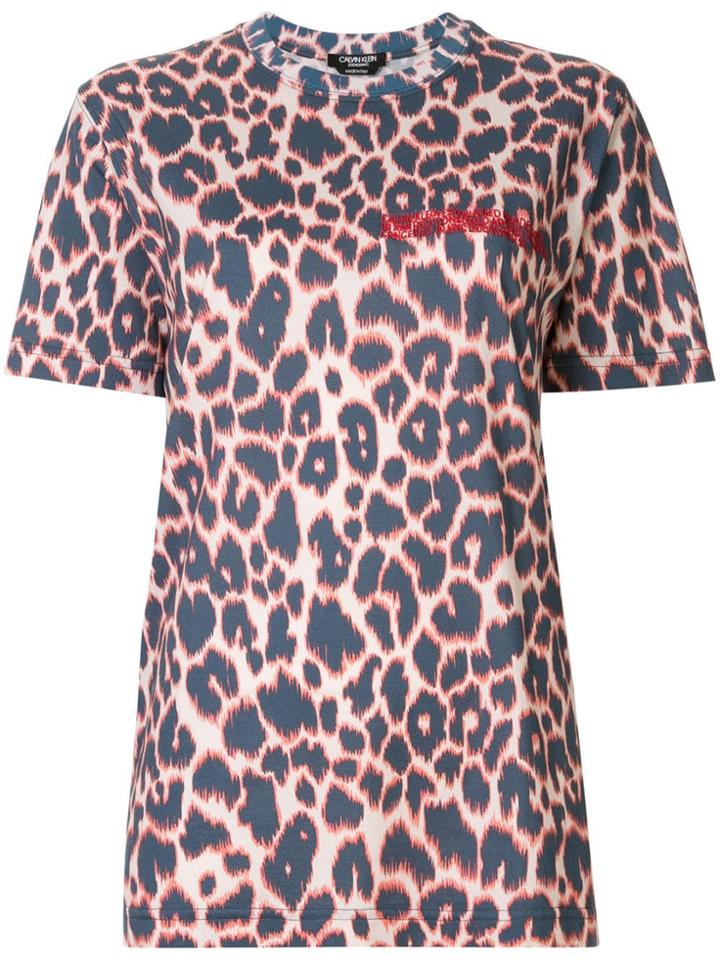Calvin Klein 205w39nyc Leopard Print T-shirt - Multicolour