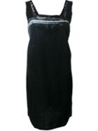 Blackyoto Embroidered Sundress, Women's, Black, Cotton