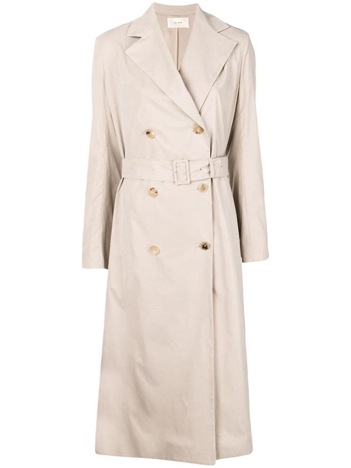 The Row Norza Trench Coat - Grey