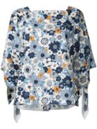 Chloé - Floral Print Shirt - Women - Cotton - 38, Women's, Blue, Cotton
