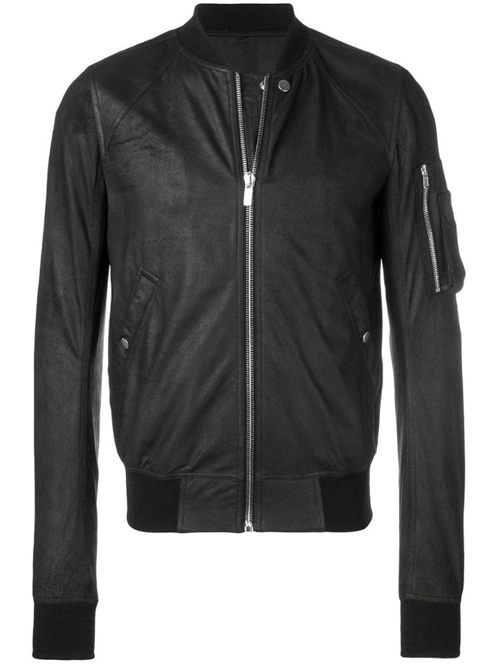Rick Owens Babel Bomber Jacket - Black