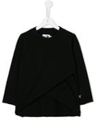 Nununu Cross Front Sweatshirt, Girl's, Size: 7 Yrs, Black