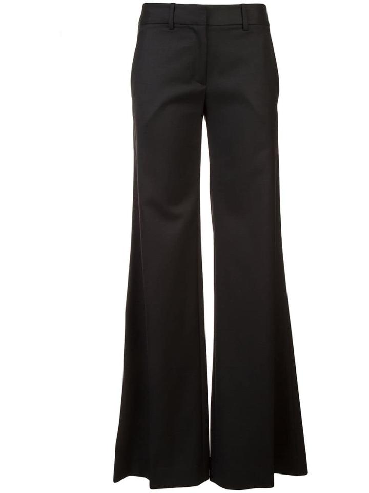 Nili Lotan Flared Trousers - Black