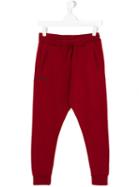 Dsquared2 Kids - Logo Stamped Jogging Trousers - Kids - Cotton/spandex/elastane - 14 Yrs, Red