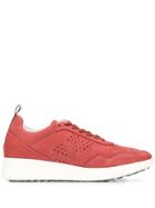 Baldinini Perforated Sneakers - Red
