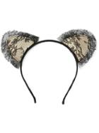 Maison Michel 'heidi Lace Cat Ears' Headband