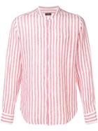 Z Zegna Striped Shirt - Pink